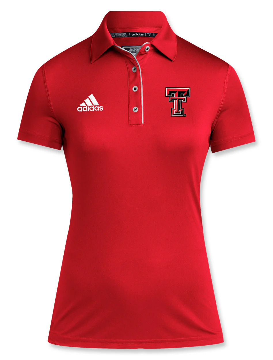 Adidas Texas Tech "Locker Room" Women's Sideline 2024 Polo - Image 5