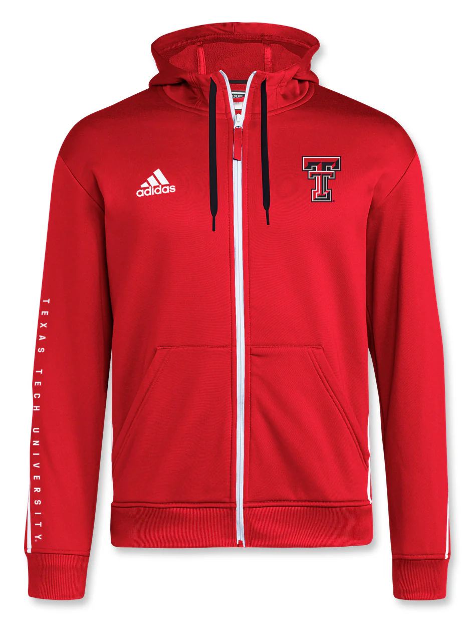 Adidas Texas Tech "Sideline Athletic" 2024 Full Zip Knit Jacket - Image 3