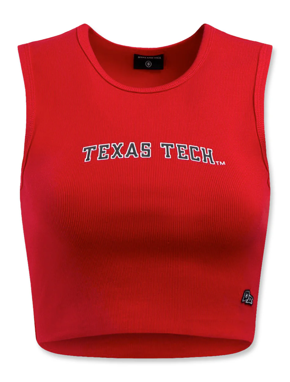 Texas Tech Hype & Vice Cut Off Tank Double T - Image 6