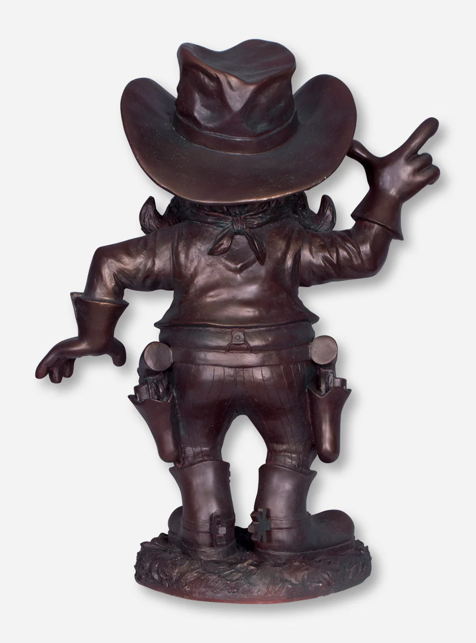 Large Texas Tech Raider Red Bronze Statue - Image 4
