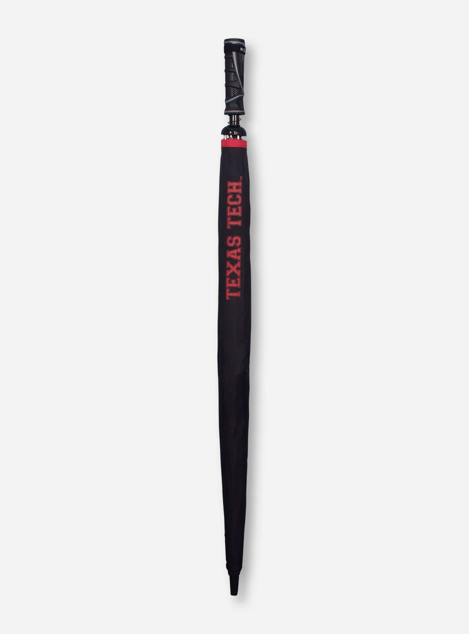 Texas Tech 62" Hybrid Black Umbrella - Image 4