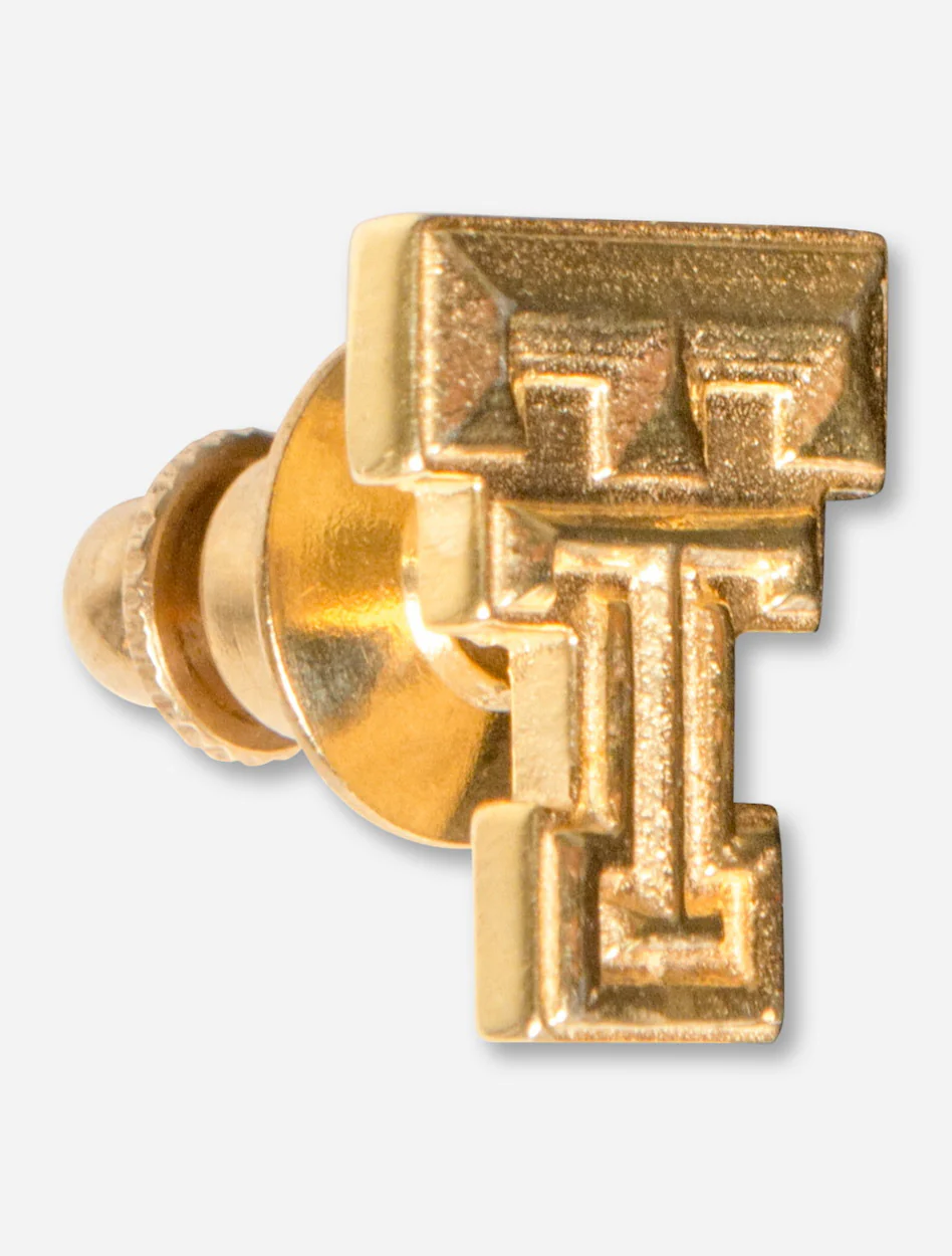 Texas Tech DaynaU Double T Gold Pin - Image 3