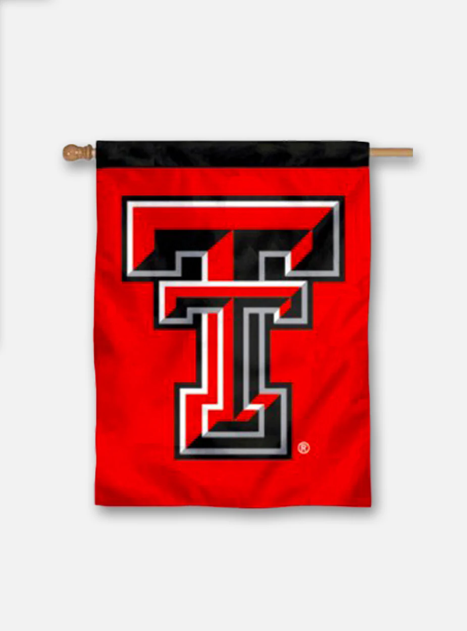 Texas Tech Double T Double Sided 40" x 30" Silk Screened Banner - Image 3