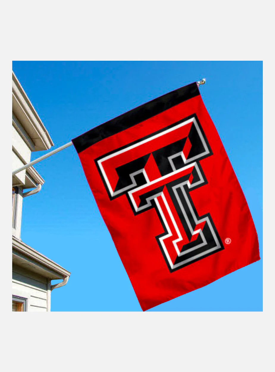 Texas Tech Double T Double Sided 40" x 30" Silk Screened Banner - Image 4