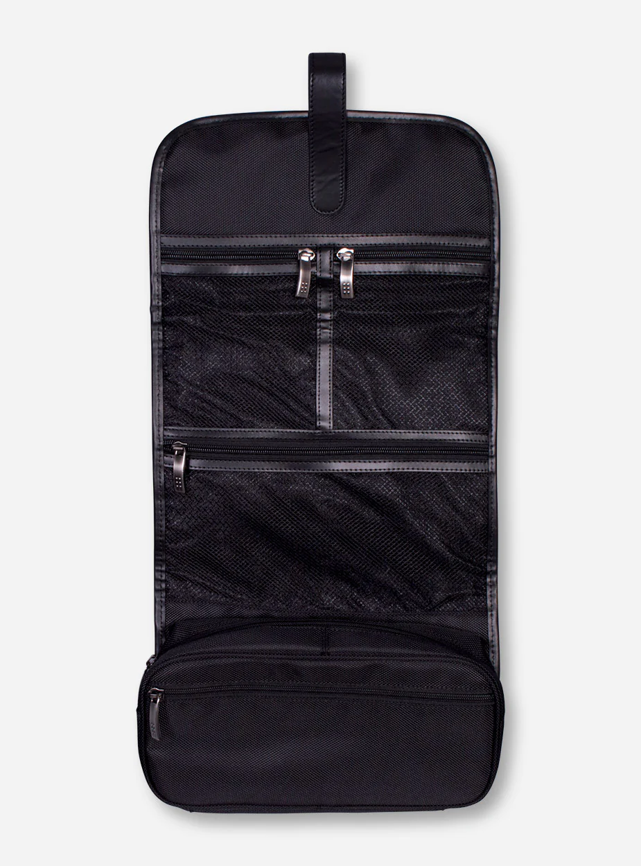 Texas Tech Double T Emblem on Black Travel Toiletry Bag - Image 3