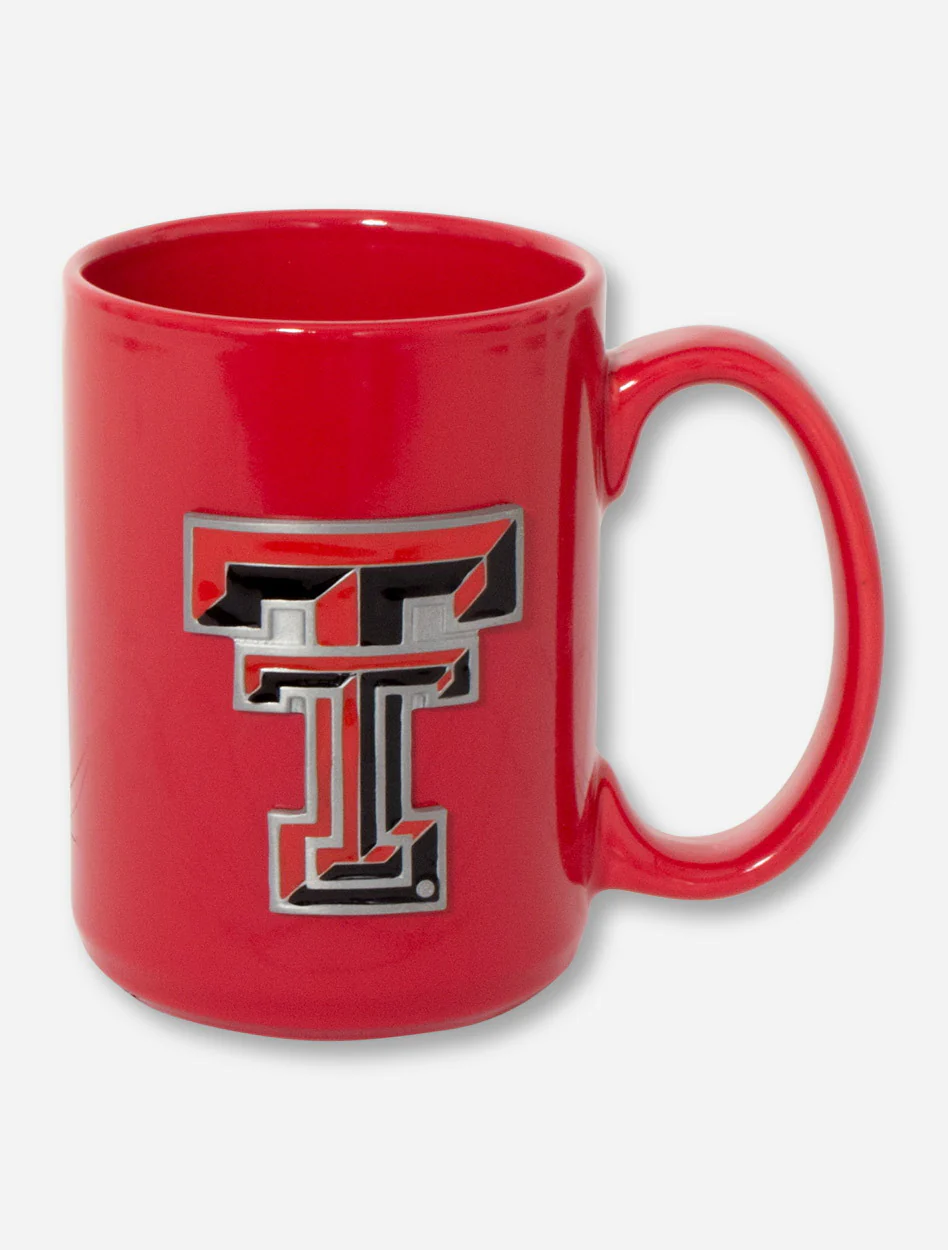 Texas Tech Enamel Double T Emblem Coffee Mug - Image 3