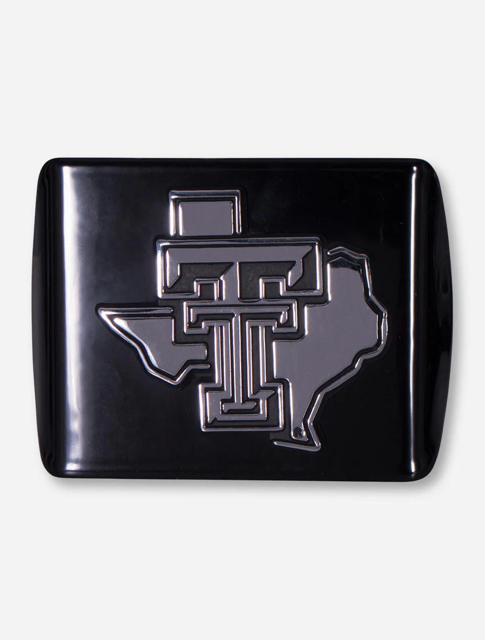 Texas Tech Lone Star Pride on Black Hitch Cover - Image 3