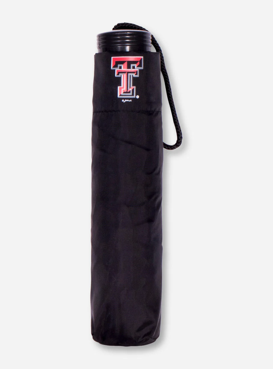 Texas Tech Red Raiders Folding Wrap Up Umbrella - Image 3