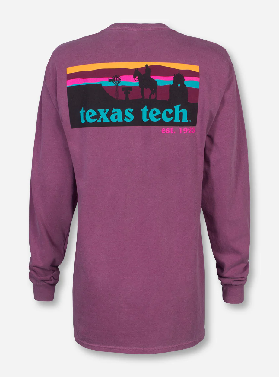 Texas Tech Western Sunset Silhouette Long Sleeve - Image 3